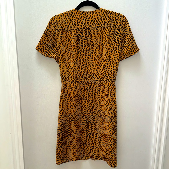 J.Crew leopard print short sleeve dress Size 10. - Picture 4 of 5